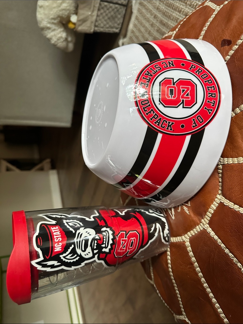 tervis NC State Wolfpack Red Black White Tumbler & Bowl Set
